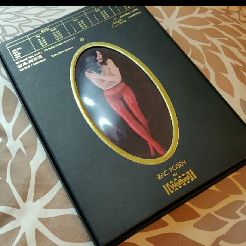 NIB black wolford tights